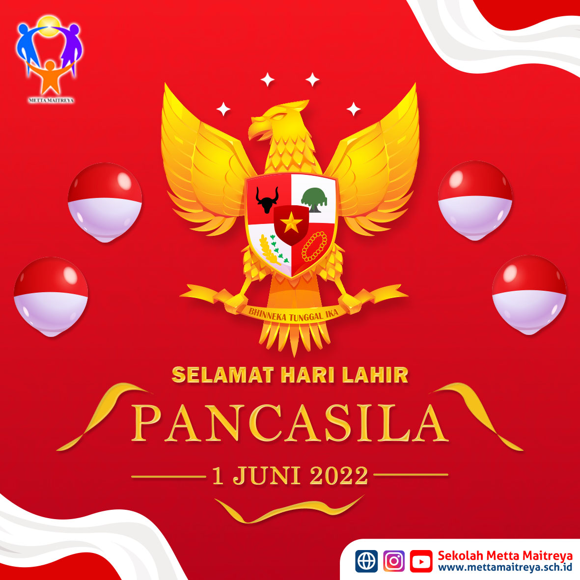 Selamat Hari Lahir Pancasila | SEKOLAH METTA MAITREYA